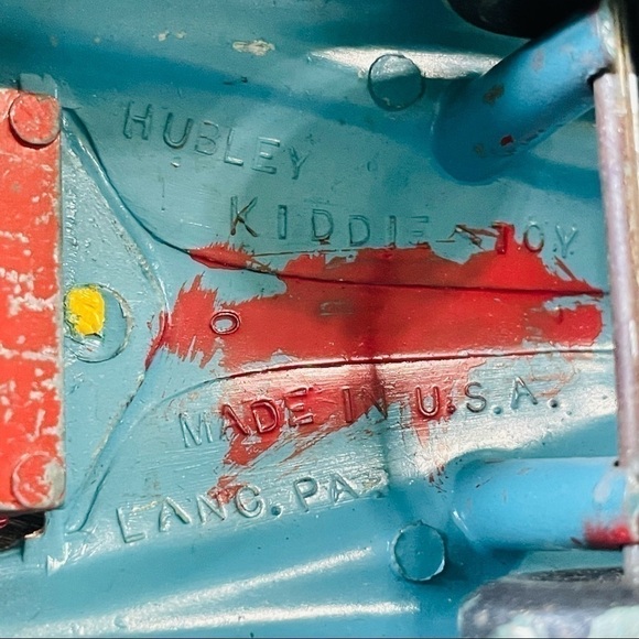 Vintage 1950s HUBLEY‎ KIDDIE-TOY # 465 Green Buick Convertible Hardtop 7" Long - Picture 8 of 11